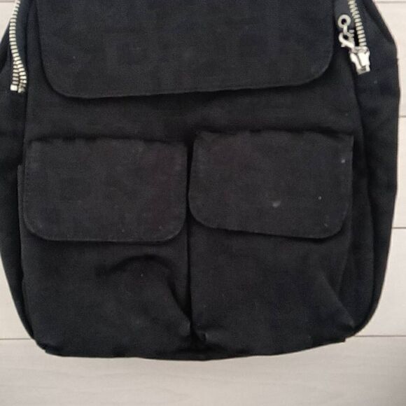 DKNY Women\'s Flap Backpack Bag Black One Size main image 7
